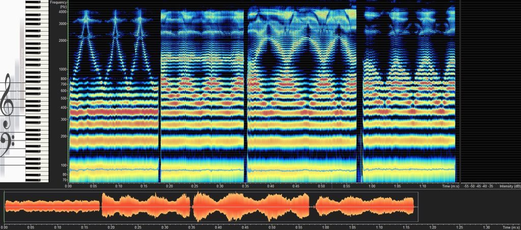 Spectrogramme et harmoniques